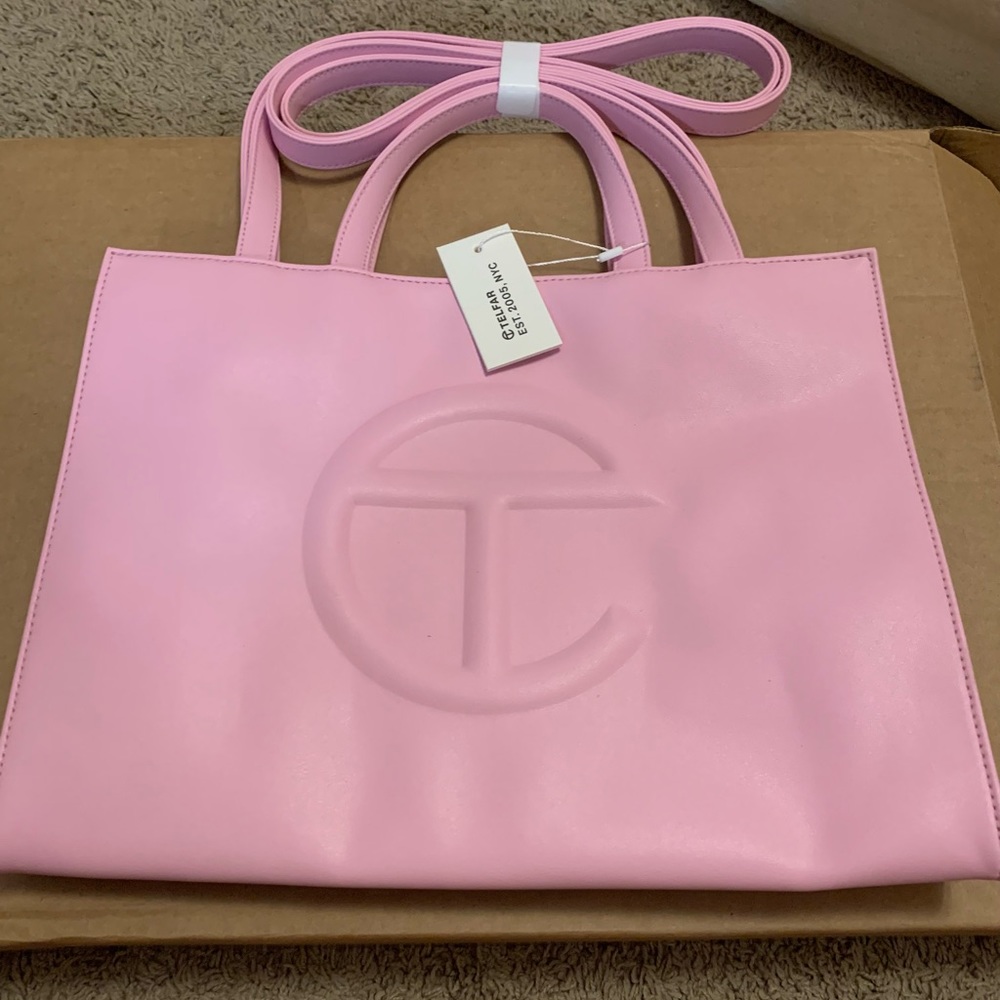 Telfar Bubblegum Pink Medium Shopping Bag